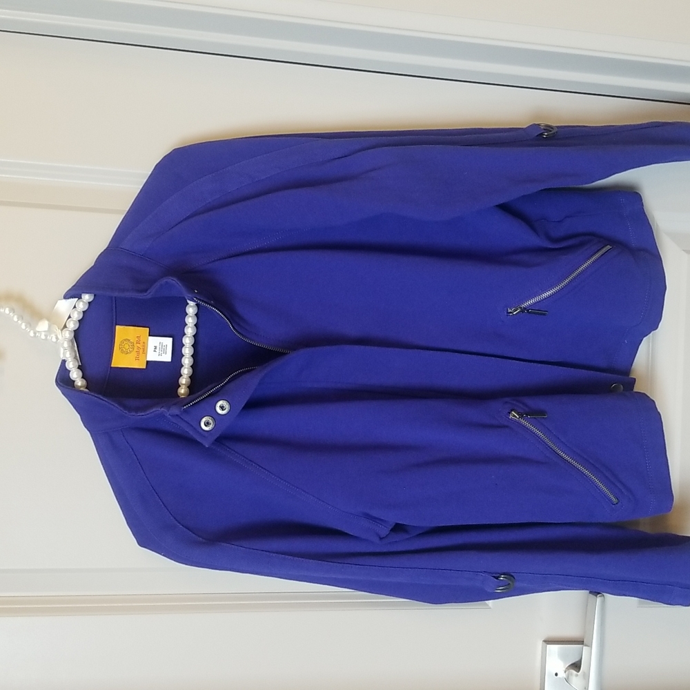 Ruby red Jersey jacket